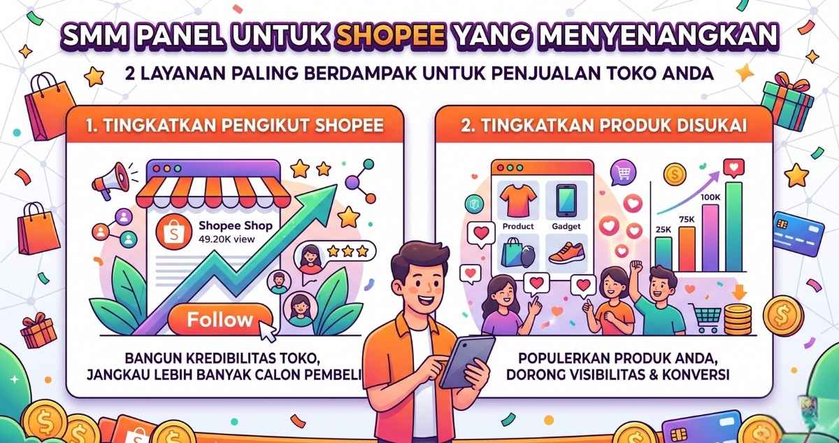 smm panel untuk shopee followers toko dan views penonton shopee live