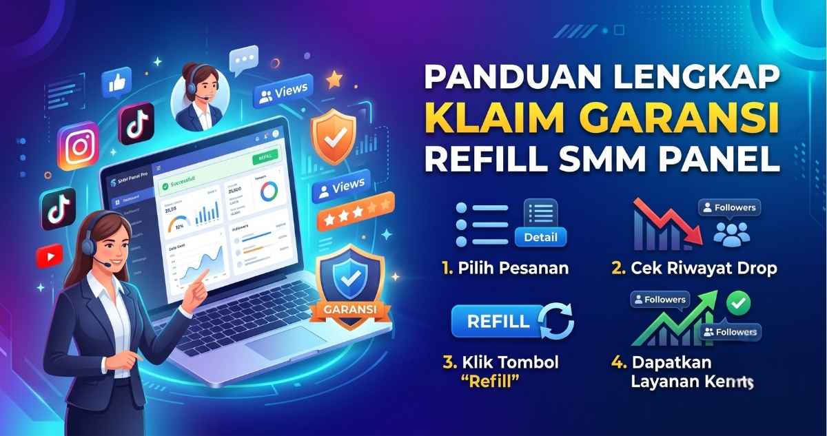 Cara klaim garansi refill SMM panel biar tidak ditolak